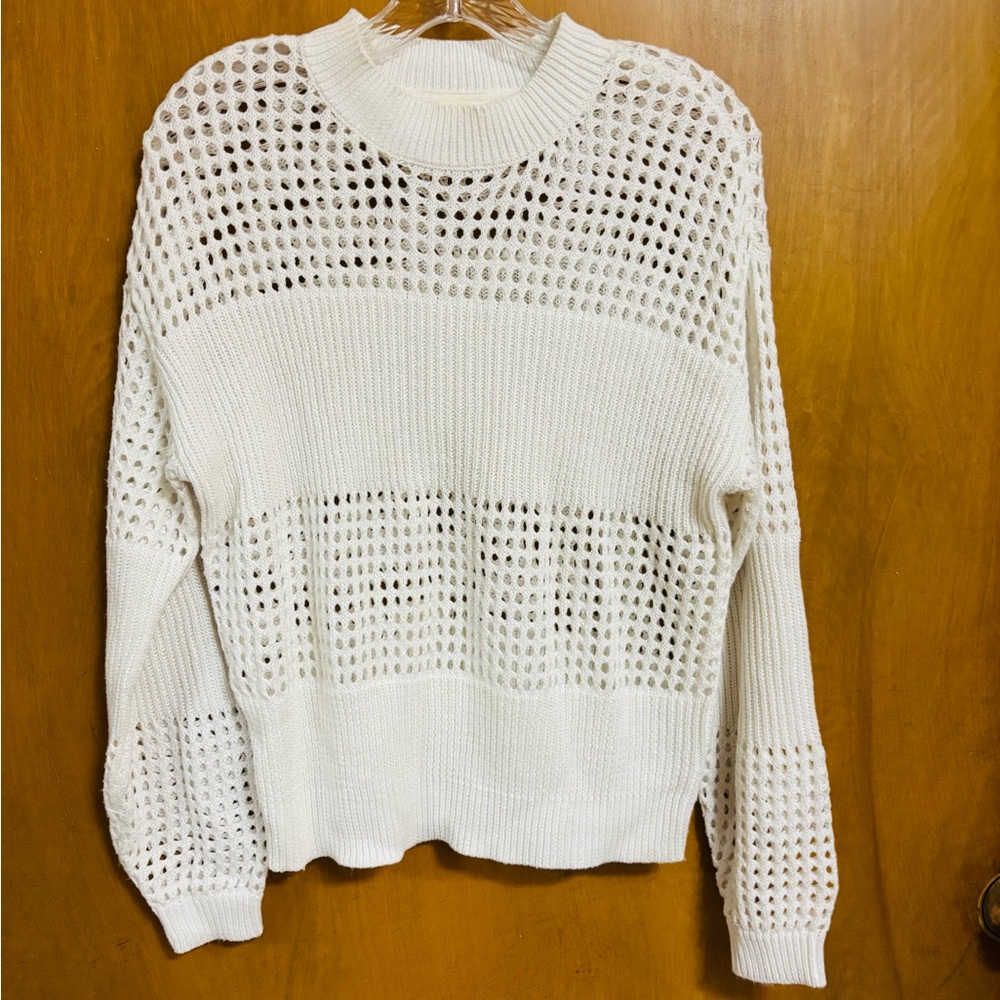 RD STYLE, White Knit Women's Sweater, Size XS - Picture 2 of 5